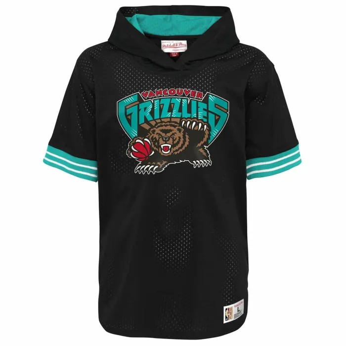 Youth Big Kids Mitchell and Ness Unbeaten SS Mesh Hoody Vancouver Grizzlies