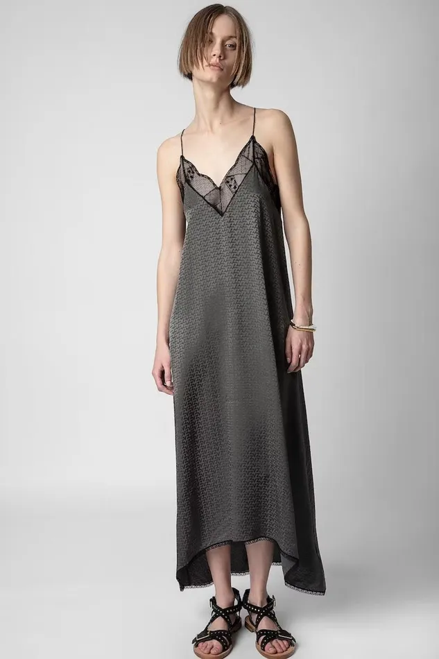 Zadig and Voltaire Dresses RISTY ZV3D DRESS GREY 8211 Women