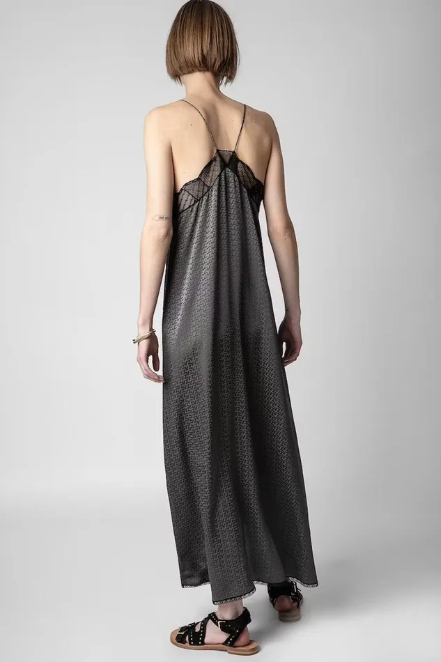 Zadig and Voltaire Dresses RISTY ZV3D DRESS GREY 8211 Women Zadig and Voltaire Dresses RISTY ZV3D DRESS GREY 8211 Women