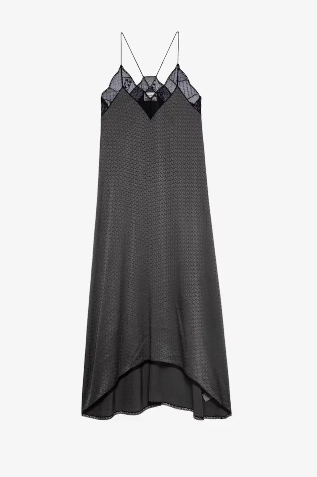 Zadig and Voltaire Dresses RISTY ZV3D DRESS GREY 8211 Women Zadig and Voltaire Dresses RISTY ZV3D DRESS GREY 8211 Women