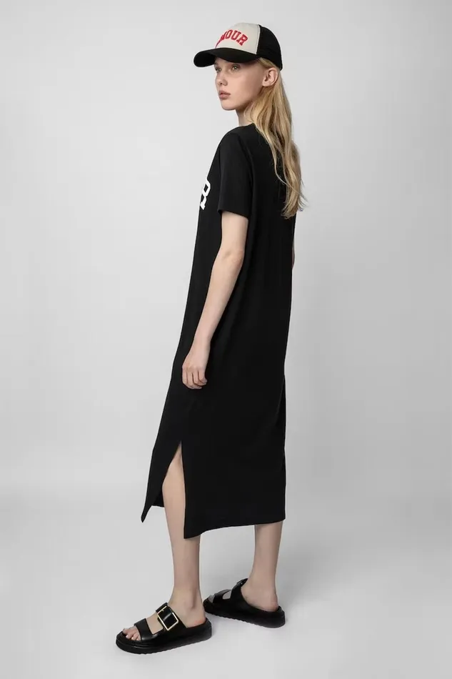 Zadig and Voltaire Dresses ZAID AMOUR DRESS BLACK 8211 Women Zadig and Voltaire Dresses ZAID AMOUR DRESS BLACK 8211 Women
