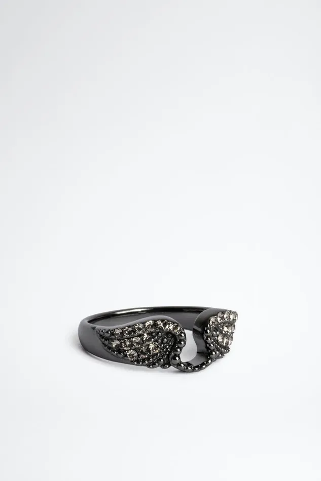 Zadig and Voltaire Jewellery ROCK RING BLACK 8211 WomenMen Zadig and Voltaire Jewellery ROCK RING BLACK 8211 WomenMen